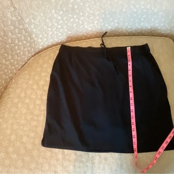 J Jill Black Windbreaker Skort size M - Picture 3 of 5